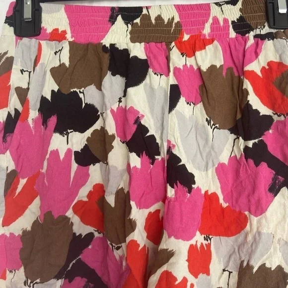 LAVIEPURE MAISON Fuchsia Floral Contemporary Shorts Y2K Dopamine Dressing Size S - Picture 7 of 10